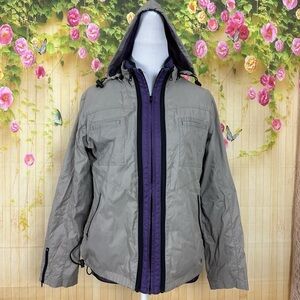 A. V. V. MICHEL KLEIN PARIS Gray Lined Jacket